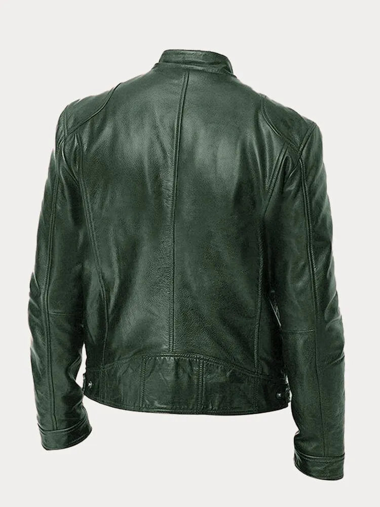 Marcus - Casual Leather Jacket for Men