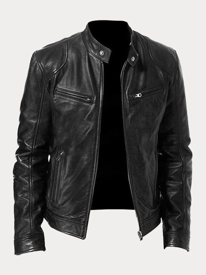 Marcus - Casual Leather Jacket for Men