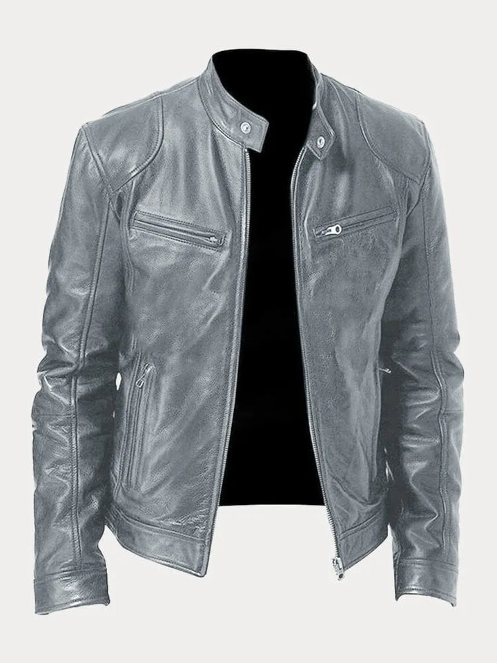 Marcus - Casual Leather Jacket for Men