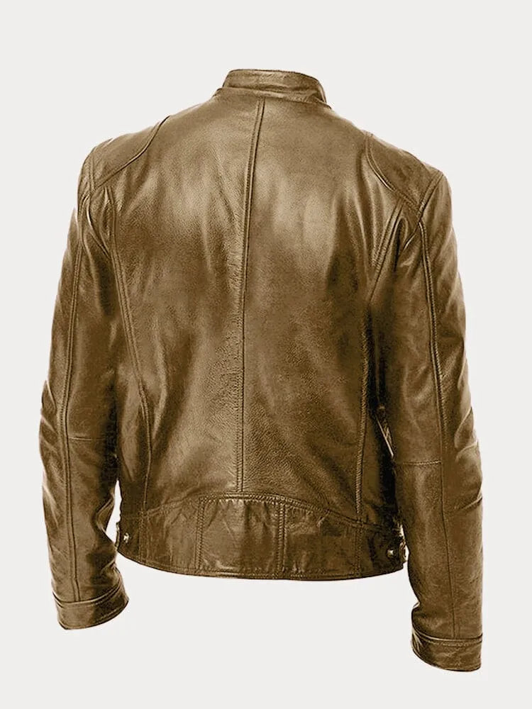 Marcus - Casual Leather Jacket for Men