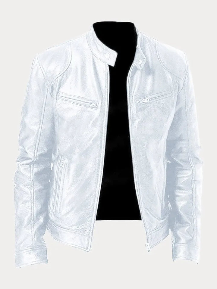 Marcus - Casual Leather Jacket for Men