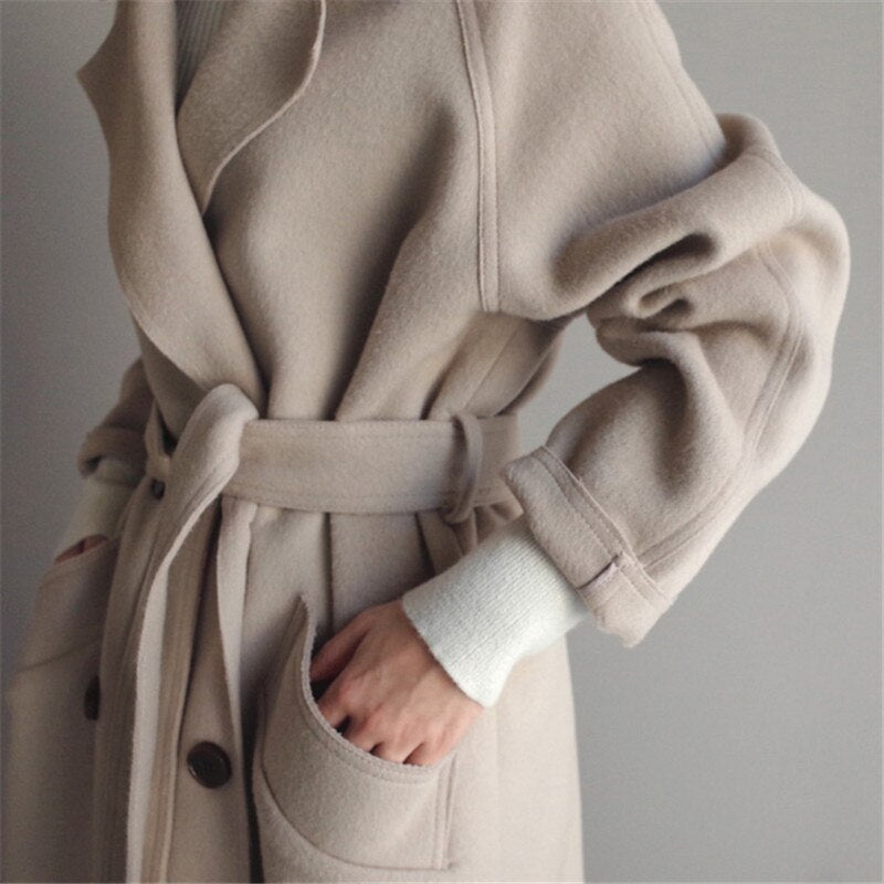 Camilla - Women’s Wool Trench Coat