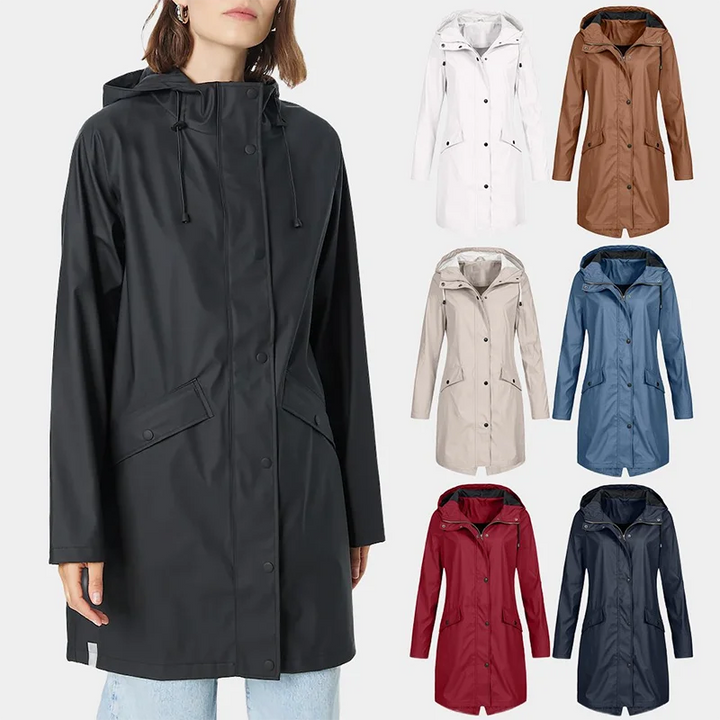 Mia - Hooded Trench Coat