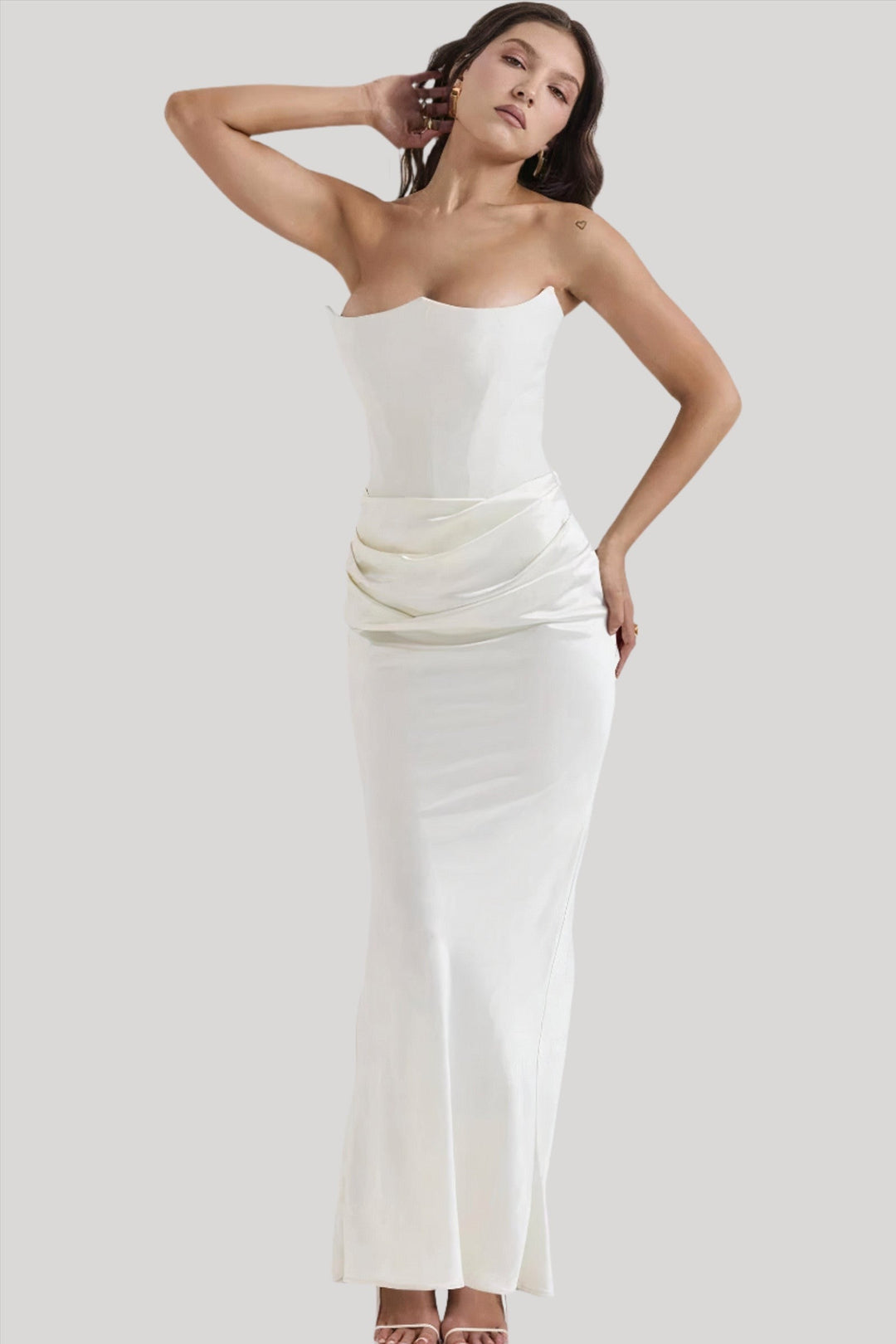 Mayla - Strapless Elegant Maxi Dress